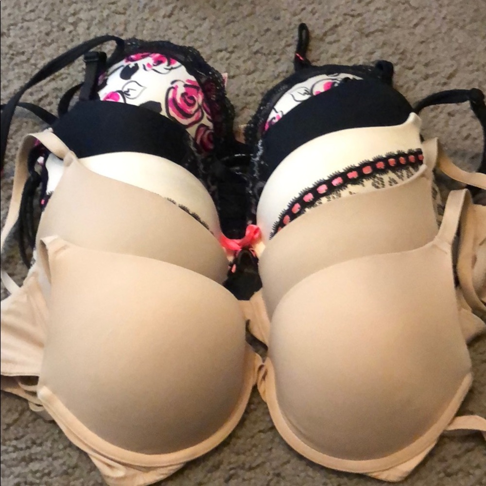5 push-up Bra Set (34B and 36A) VS and La Senza